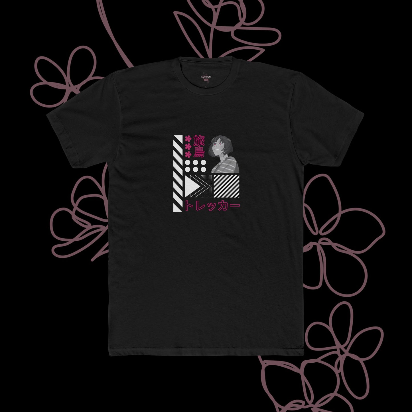 Wandering by KONTON - Unisex Cotton Crew Tee